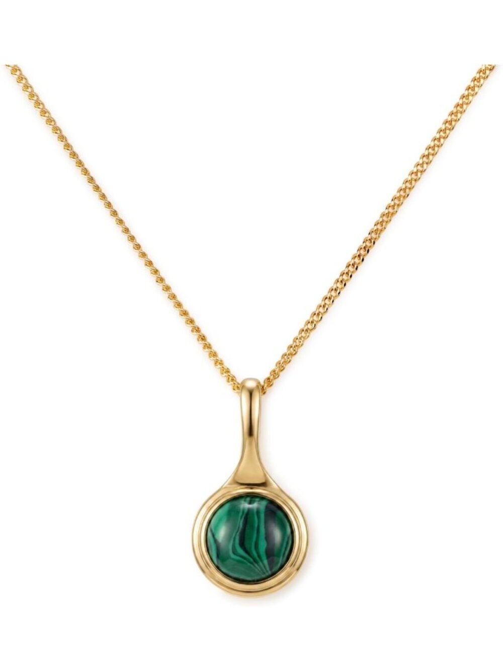 Gold Plated Stainless Steel Necklace Set with Black Onyx & Gemstone Pendants